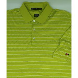 Tiger Woods Men's size Large cotton Golf Polo Shirt green short sleeve‎